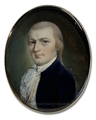 Portrait Miniature by John Ramage of Killian K. Van Rensselaer (1763-1845)